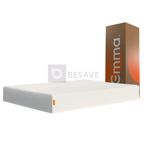 Colchão Casal Emma Basics 17 cm - 138x188 cm, Espuma D28 17cm com Tecnologia Alemã, Firmeza Ideal, Suporte Confortável, 100 Noites de Teste e 5 Anos de Garantia