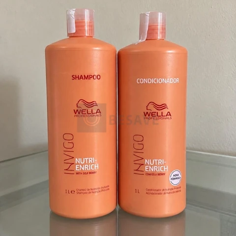 Kit Wella Invigo Nutri Enrich Shampoo e Condicionador 2 L