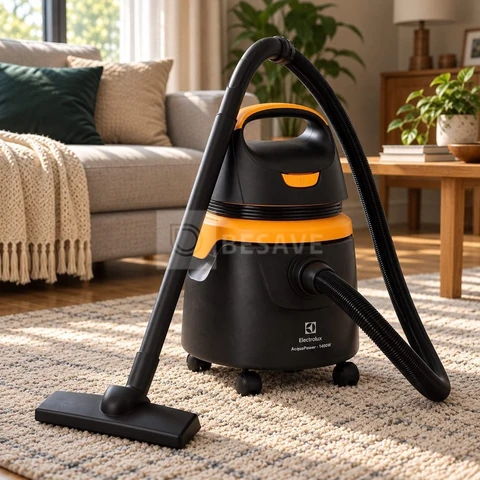 Aspirador de Pó e Água Electrolux Acqua Power 1400W 11L com Função Sopro, Rodas 360°, Alta Sucção e Acessórios para Limpeza Residencial e Automotiva AQP20