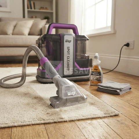 Extratora de Sujeira Portátil WAP Spot Cleaner W3 Borrifa Esfrega e Extrai 1450W de Potência e Bico de Autolimpeza