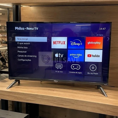 Smart Tv 32 Philco Roku Tv Dolby Áudio Hdr10 P32crb