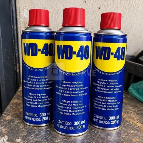 3 Und Wd40 Spray Produto Multiuso Lubrifica Desengripa 300ml