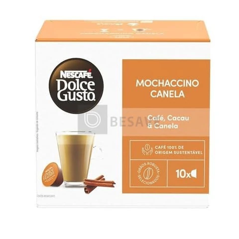 Café em Cápsula NESCAFÉ DOLCE GUSTO Mochaccino Canela 10 Cápsulas