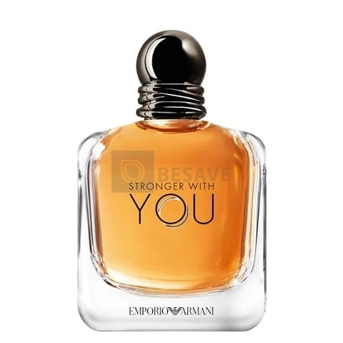 Armani Beauty, Stronger With You Eau de Toilette, Giorgio Armani Perfume Masculino, Fragrância Fougère Amadeirada com Notas Sálvia, Castanha, Baunilha e Lavanda