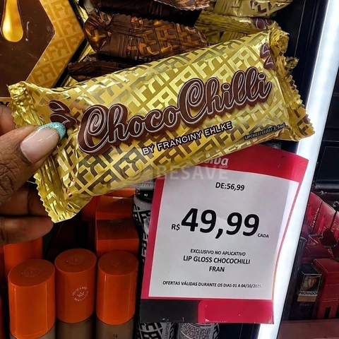 Brilho Labial Franciny Ehlke Choco Chilli Gloss Chocolate