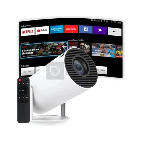 Projetor Portátil 4k Hd Android 11.0 Smart Wifi 5g Bluetooth
