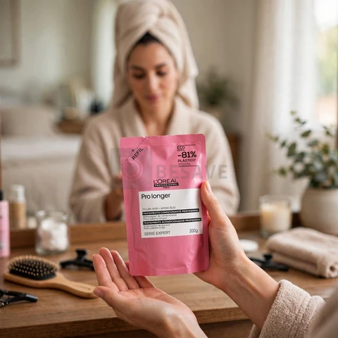 L'Oréal Professionnel Pro Longer Serie Expert, Máscara de Tratamento Refil para Cabelos Longos com Pontas Afinadas, com Filler-A100 e Aminoácidos, 200g