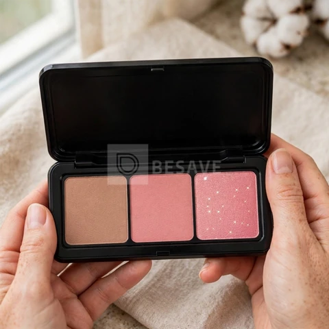 KIKO MILANO, Multi Finish Trio Blush & Bronzer Palette, Paleta Compacta 2 em 1, Cor