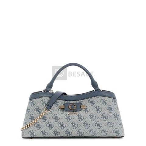 Lindsey Bolsa pequena com compartimento duplo Lindsey Small Double Compartment Satchel GUESSfeminino