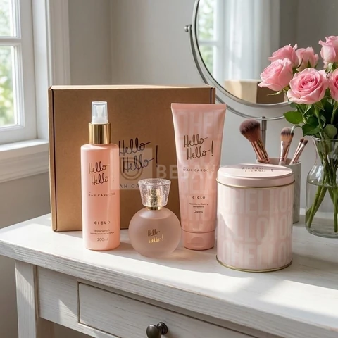 Ciclo Hello Hello! By Nah Cardoso para Ela Com Deo Colônia e Body Splash