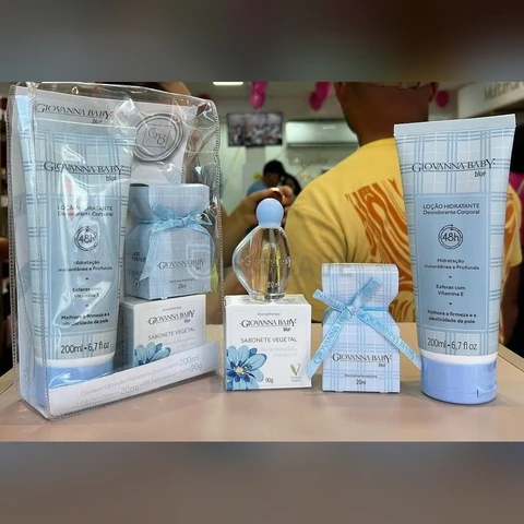 Giovanna Baby Blue Kit: Hidratante 200ml, Colônia 20ml E Sab Tipo de embalagem Kit