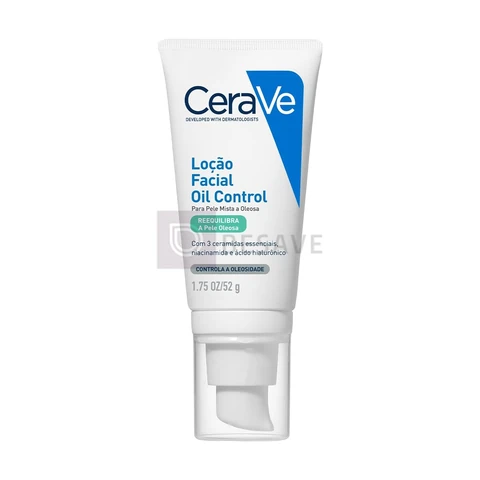 CeraVe Oil Control, Loção Facial Hidratante para Pele Oleosa, 52g