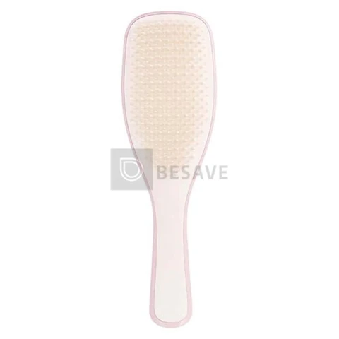 Tangle Teezer - Escova de cabelo desembaraçadora The Wet Detangler para texturas finas e frágeis. Ideal para o uso em cabelos molhados. Cor: Rosa