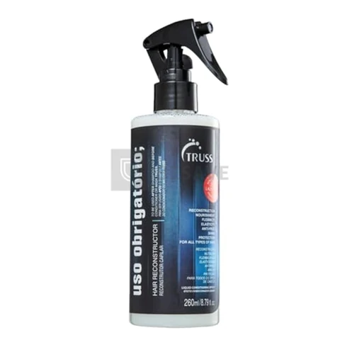 Truss Reconstrutor Uso Obrigatório | Tratamento Capilar com Proteção Térmica, Brilho e Redução de Quebra | 260ml