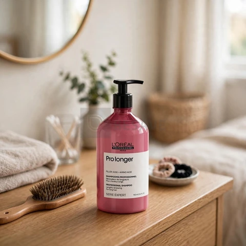 L'Oréal Professionnel Shampoo Pro Longer | Reduz a Quebra e a Aparência de Pontas Duplas | Adiciona Volume e Brilho | Para cabelos finos e com afinamento