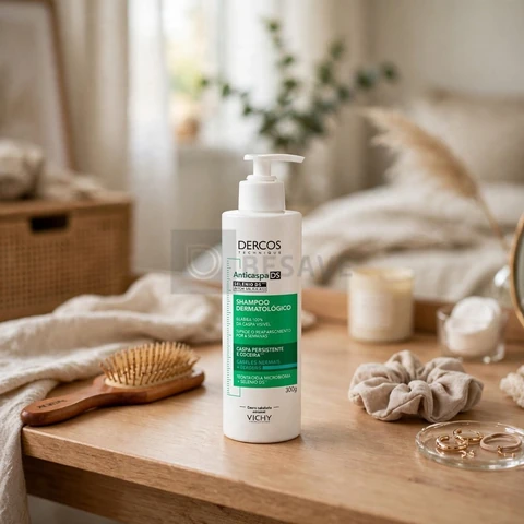 Vichy, Dercos Shampoo Anticaspa para Cabelos Normais a Oleosos