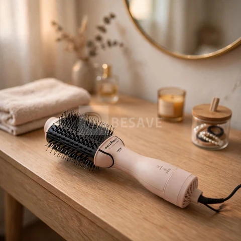 Britânia Escova Secadora Soft 4 em 1 1300W BEC07R Bivolt Plástico Rosa