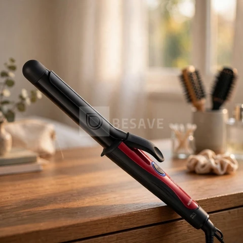 MONDIAL Modelador de Cachos, Preto/Vermelho, Bivolt - EM-12