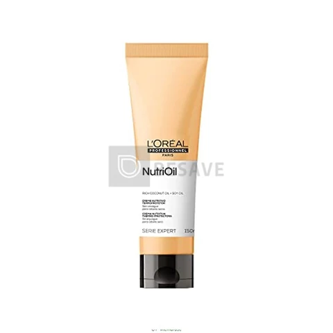 L'Oréal Professionnel NutriOil Leave-in, Hidratação e Nutrição Intensa para Cabelos Secos e Sem Brilho, com Óleo de Coco, Proteção Térmica e Antifrizz, 150ml