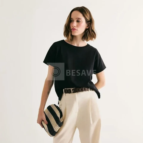 Blusa Feminina Regular Em Viscose Hering