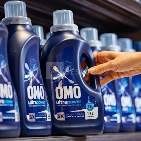 OMO Lava-Roupas Líquido Ultra Power Frasco 1,8L