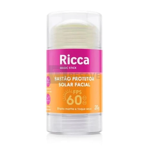 Ricca, Protetor Solar em Bastão, FPS60