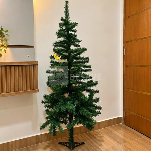 Árvore Natal Verde 150cm 220 Galhos Decoração Natalina Pinheiro Pinheirinho Premium