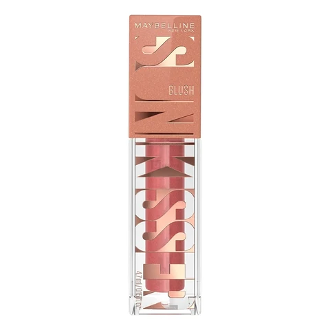 Blush Líquido Multifuncional com Vitamina E, Efeito Glow Natural, Fácil Aplicação, Longa Duração 12h, Cor City Sizzle, Sunkisser Maybelline NY, 4,7ml