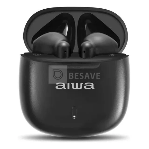 Fone de Ouvido Eardbud AIWA AWS-EB-05-B Bluetooth IPX4 24 Horas de bateria