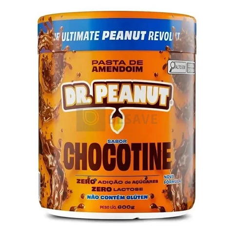 Pasta de amendoim Dr. Peanut Gourmet sabor Chocottine x 600g