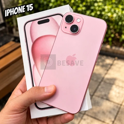 Apple iPhone 15 128 GB Cor rosa