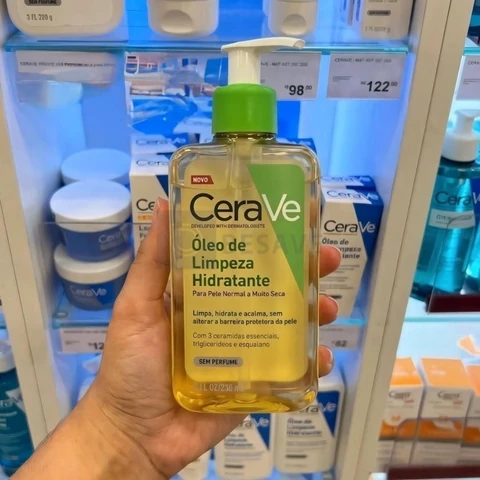 Óleo de Limpeza Facial Hidratante Para Pele Seca e Atópica CeraVe 236ml