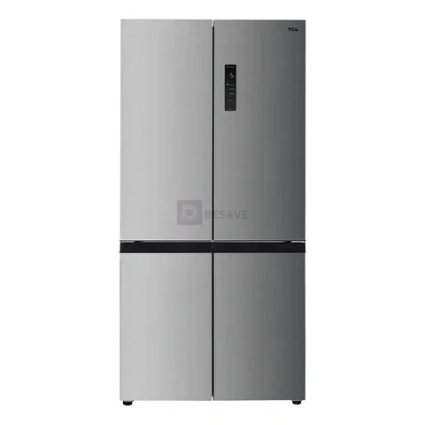 Geladeira Tcl 589 Litros Inox Twin Eco Inverter Frost Free Multidoor Espaço Flex 110v C589cdn1