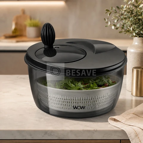 Centrífuga De Salada Secador Verduras Manual 4l