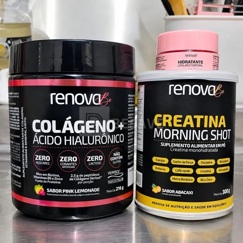 Colágeno Verisol E Creatina Monohidratada Renova Be Original