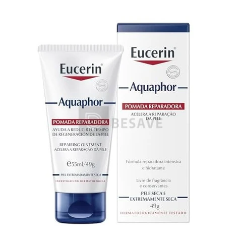 EUCERIN Pomada Reparadora Aquaphor 50ml, Hidratação Intensiva