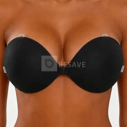 Miss Queen Sutiã Adesivo Push Up 3cm Natural Alça Removível
