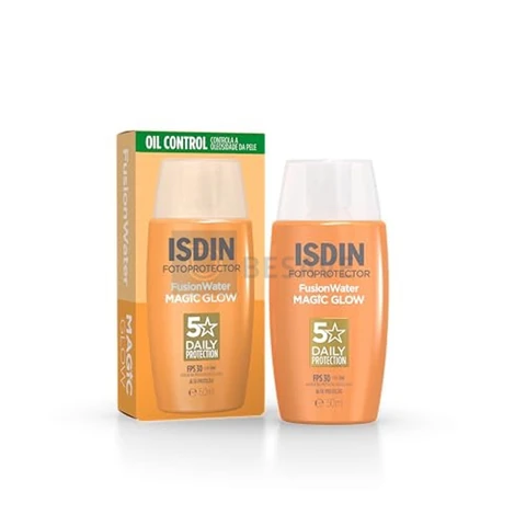 ISDIN Protetor Solar Facial Fusion Water Magic Glow FPS 30-50ml
