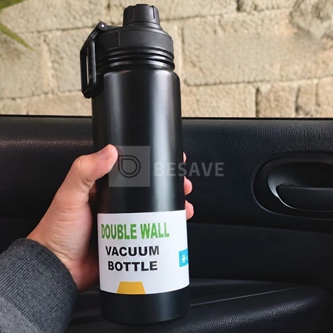 Garrafa De Água Termica 800ml Café Inox Copo Frio E Quente