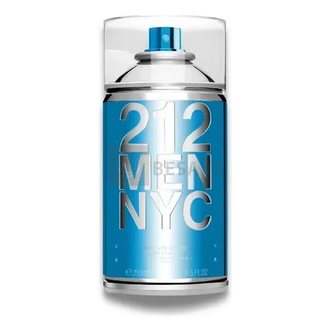 Body Spray Carolina Herrera 212 Men NYC Body Fragrance 250 ml