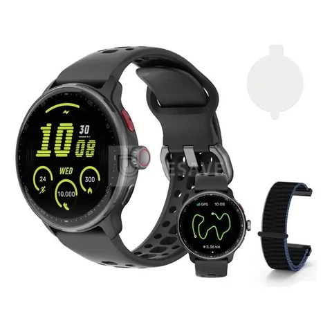 Relógio Inteligente Gps Smartwatch Amoled 3atm Sport Gps Caixa Preto