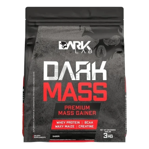 Suplemento em pó Dark Lab Carboidratos Dark Mass 3kg sabor Baunilha x 3kg