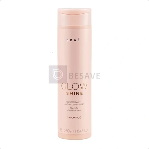 Shampoo Glow Shine Braé 250ml Nutrição E Brilho Radiante