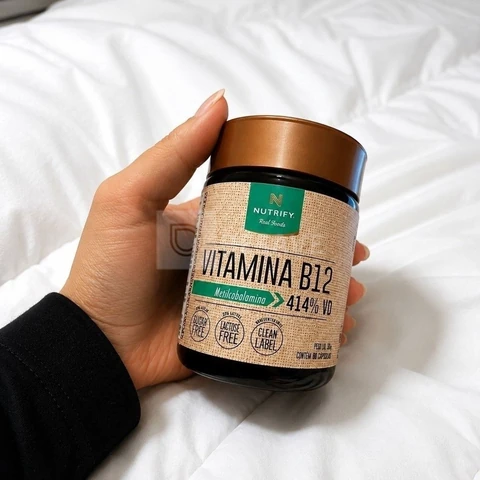 Vitamina B12 Nutrify Vitamina e Minerais em cápsula Sem sabor x 36g de 60 un