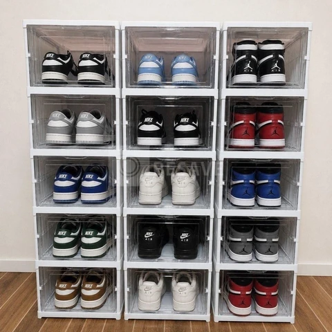 Sapateira Organizador Sapatos Empilhável Vertical 6 Andares