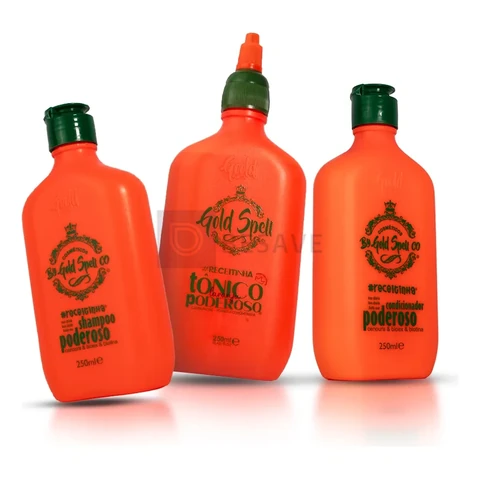 Combo Poderoso (shampoo+cond+tônico) Original