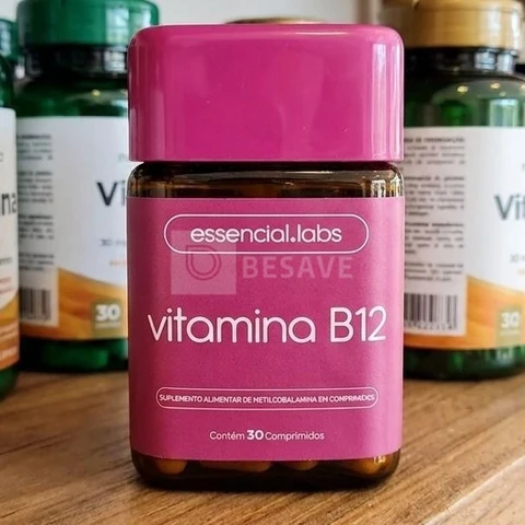 VITAMINA B12 Metilcobalamina - Fórmula com Máxima Pureza e Concentração - 30 Doses