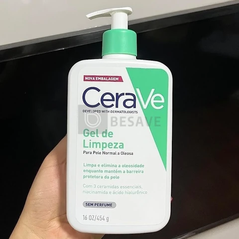 Gel De Limpeza Facial Para Pele Normal A Oleosa 454g Cerave