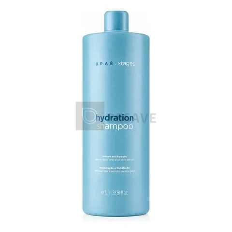 Braé Stages Hydration Shampoo 1l Hidratação Brilho Intenso