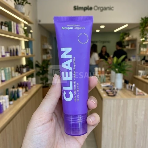 Clean Desodorante 50 Ml Simple Organic - Clean